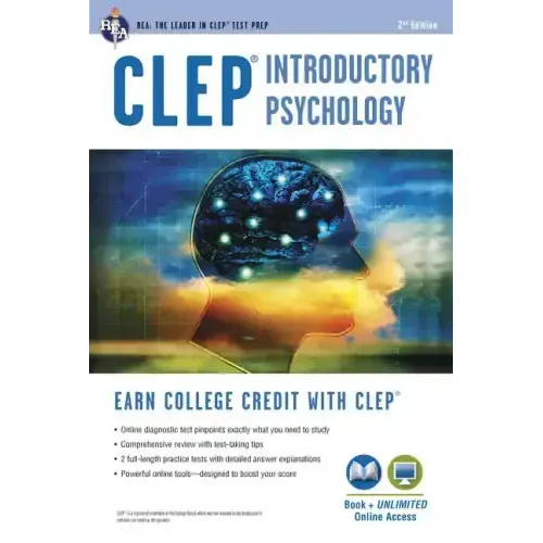 Clep(r) Introductory Psychology Book + Online