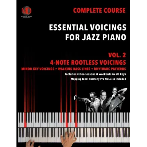 Essential Voicings for Jazz Piano Vol.2: 4-note Rootless Voicings