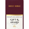 NRSV Updated Edition Gift & Award Bible with Apocrypha (Imitation Leather, Burgundy)
