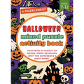 Halloween Mixed Puzzle Activity Book: A Spooky & Fun Collection of Mazes, Word Searches, Word Scrambles, Spot the Difference, Coloring Pages, Hidden P