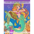 Coloring book ANIME Princess Mermaids