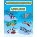 Activity Book for Kids Airplane: : Fun Activity for kids in Airplane and Things that fly theme, Mazes, Coloring, Draw using the grid, shadow matching