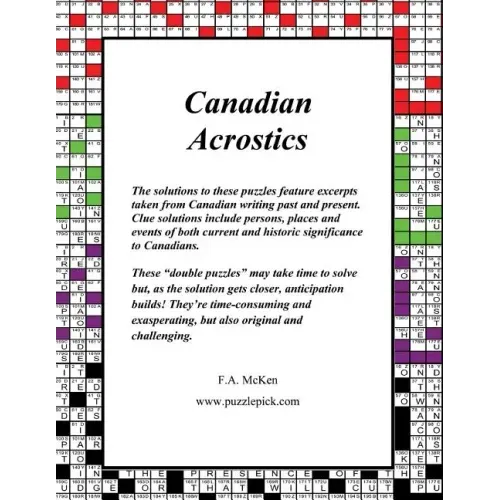 Canadian Acrostics