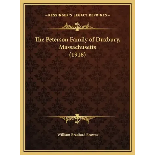The Peterson Family of Duxbury, Massachusetts (1916)