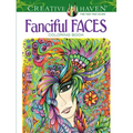 Creative Haven Fanciful Faces Coloring Book