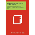 The Manifestation Of Conscience: The Catholic University Of America, Canon Law Studies, No. 410