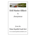 BAR Member Affidavit: by Anonymous
