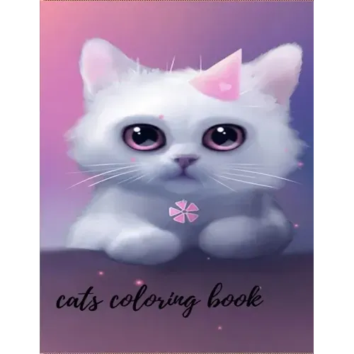 cat coloring book: with suitable dimensions(8.5"x11"), 75 page of cute cats.