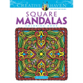 Creative Haven Square Mandalas Coloring Book