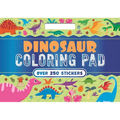Dinosaur Coloring Pad: With Over 250 Amazing Stickers!