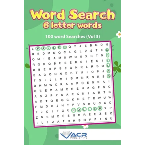 Word search- 6 Letter Words: 100 Word Searches