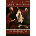 Letter & Spirit, Vol. 11: "Our Beloved Brother Paul" -- Reception History of Paul in Catholic Tradition