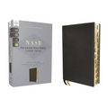 Nasb, Personal Size Bible, Large Print, Genuine Leather, Calfskin, Black, Red Letter, 1995 Text, Thumb Indexed, Comfort Print