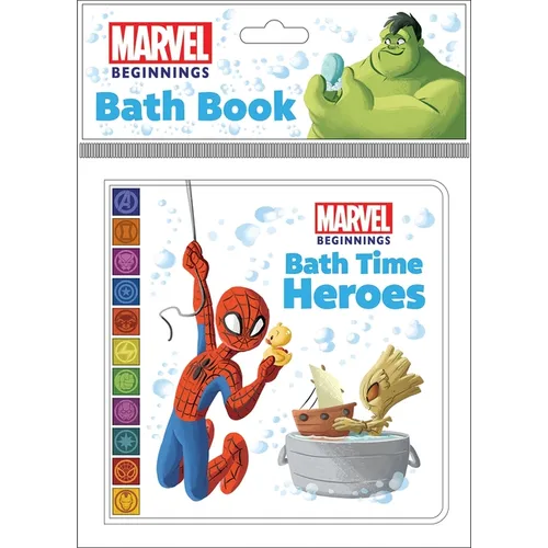 Marvel Beginnings: Bath Time Heroes Bath Book
