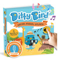Ditty Bird Interactive Safari Animal Sound Book Jungle Animals Musical Books for Toddlers 1- 3 Board Book with Sounds