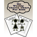 My Weekly Chores Chart for Kids: 110 Pages, 13 Months of Weekly Chores Checklists For Kids - Chart Book To Write In For Kids
