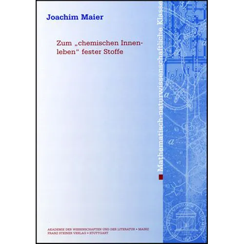 Zum 'Chemischen Innenleben' Fester Stoffe