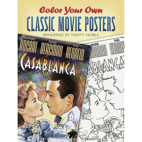 Color Your Own Classic Movie Posters