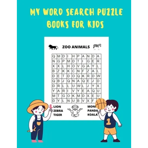 My Word Search Puzzle Books For Kids: word searches for Clever kids ages 6-8, Wordsearches For Second Grade, 60 Large Print Word Search Puzzles, Words