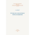 Etudes de Linguistique Finno-Ougrienne