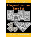 Chrysanthemum Lace Set Filet Crochet Pattern: Complete Instructions and Chart