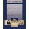 City of Sheridan V. U.S. U.S. Supreme Court Transcript of Record with Supporting Pleadings