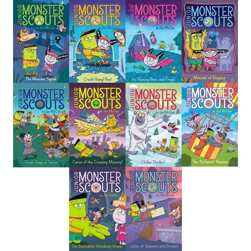 The Junior Monster Scouts Tiny-But-Terrifying Collected Set: The Monster Squad; Crash! Bang! Boo!; It's Raining Bats and Frogs!; Monster of Disguise; - Paperback