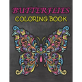 Butterflies Coloring Book: Best Gift on Birthday Anniversary and Festival for Adults Men and Women - Amazing Stress Relieving Mandala Design Butt