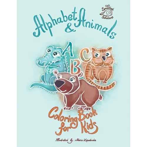 Alphabet & Animals coloring book for kids