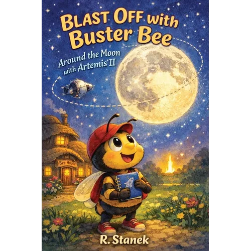 Blast Off With Buster Bee Around the Moon with Artemis II: A Bugville Critters Picture Book About Curiosity, Teamwork, and a Real Journey Around the M