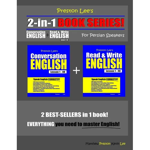 Preston Lee's 2-in-1 Book Series! Conversation English & Read & Write English Lesson 1 - 40 For Persian Speakers