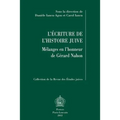 L'Ecriture de l'Histoire Juive: Melanges En l'Honneur de Gerard Nahon