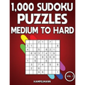 1,000 Sudoku Puzzles Medium to Hard: Big Sudoku Puzzle Book for Adults with Solutions (Vol. 1)