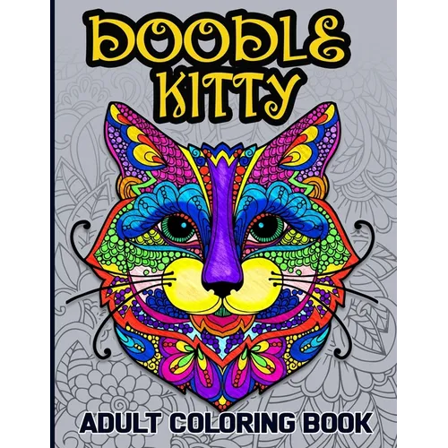 Doodle Kitty: Adult Coloring Book