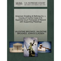 American Smelting & Refining Co. V. County of Contra Costa U.S. Supreme Court Transcript of Record with Supporting Pleadings
