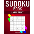 Sudoku Book Large Print: 200 Easy to Hard Large Print Sudokus in Big 8.5" x 11" Book - With Insutrctions and Solutions