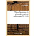 Manuel Pratique Du Teinturier, Matières Colorantes