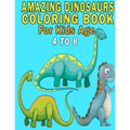 Amazing Dinosaurs Coloring Book For Kids Age 4 to 8