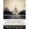 Geoid Recovery Using Geophysical Inverse Theory Applied to Satellite to Satellite Tracking Data