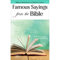 Famous Sayings from the Bible