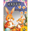 Happy Easter: Coloring Book for Toddlers and Kids Ages 2-4 with Cute Bunny, Eggs, Spring Designs, and More. Basket Stuffer for Preschool and Kindergar