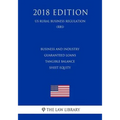 Business and Industry Guaranteed Loans - Tangible Balance Sheet Equity (US Rural Business Regulation) (RBS) (2018 Edition)