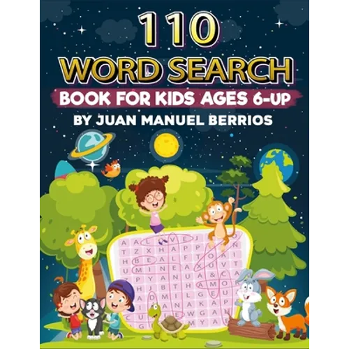 110 word search: word for kids age 6-UP - Paperback