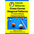Carom Billiards: Cross-Corner Diagonal Patterns: 3-Cushion Billiards Championship Shots