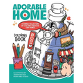 Adorable Home Coloring Book: A Kawaii Collection of Cute and Creative Tiny Homes (Coloring Book for Adults)