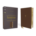 Nasb, Thompson Chain-Reference Bible, Leathersoft, Brown, 1995 Text, Red Letter, Comfort Print