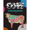 Cow Coloring Book: Large Print Cows Coloring Book For Adult Stress Relief and Relaxation Mandala Style Coloring Pages