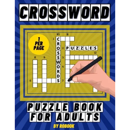 Crossword Puzzle Book for Adults: Large Print Crossword Puzzles, Brain Workout, Prevents Alzheimer's Disease and Dementia