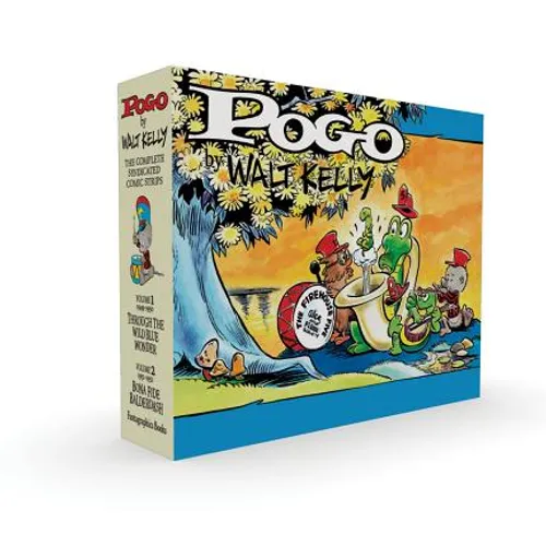 Pogo the Complete Syndicated Comic Strips Box Set: Volume 1 & 2: Through the Wild Blue Wonder and Bona Fide Balderdash