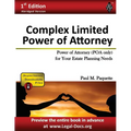 Complex Power of Attorney: Fillable Power of Attorney (POA Only) For Your Estate Planning Needs